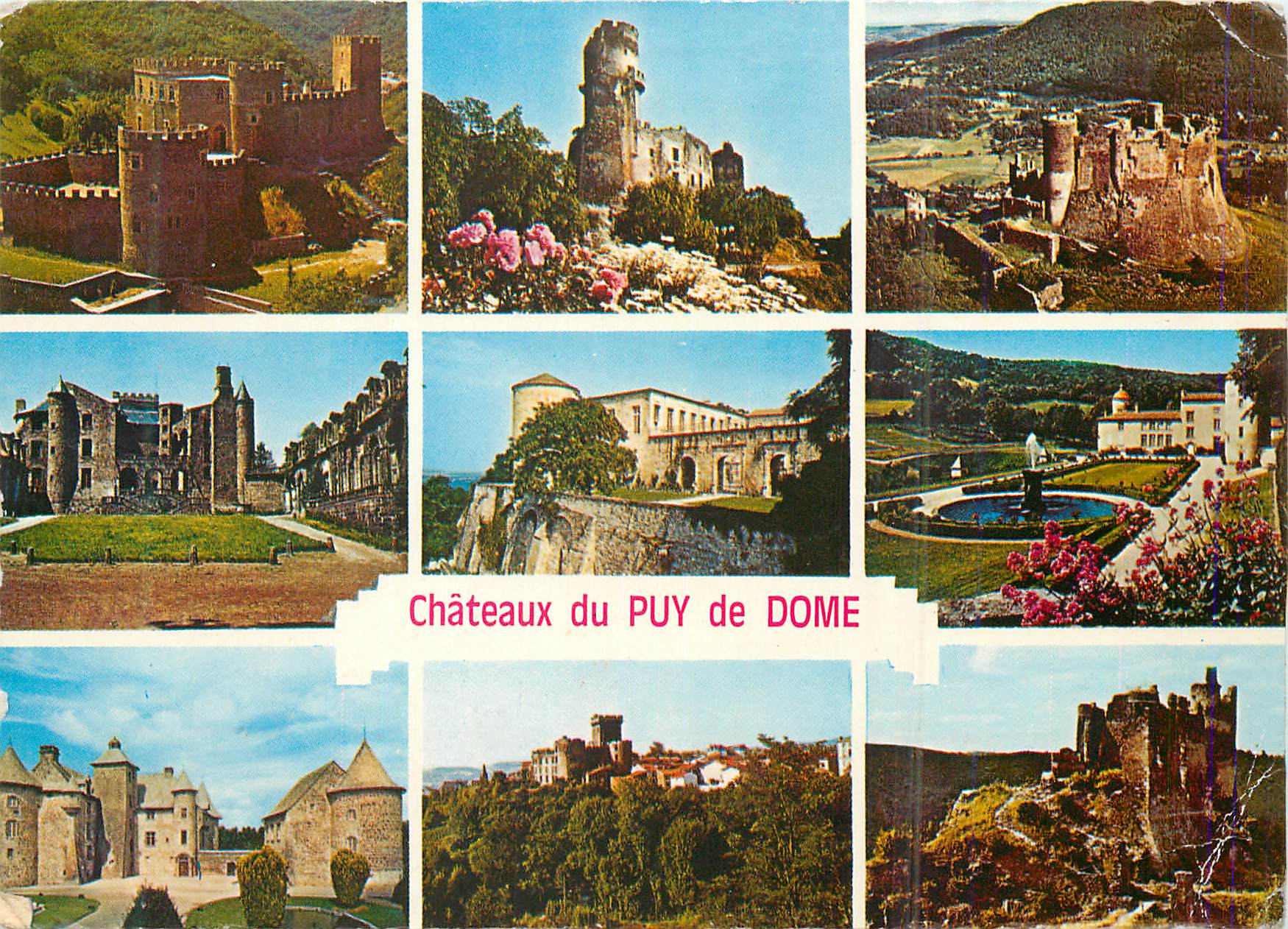 CPM Chateaux du Puy de Dome Chateau de Chouvigny