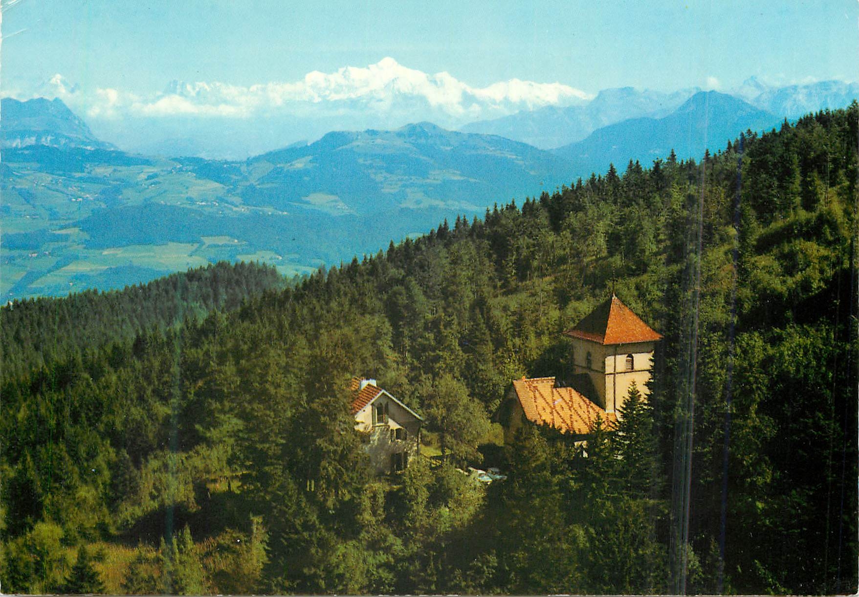 CPM Le Prieure Notre Dame des Voirons (Haute Savoie) et la Chaine des Alpes