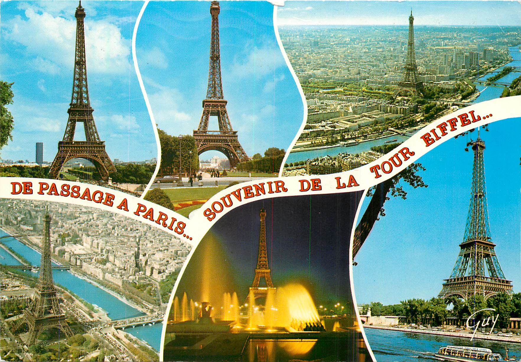 CPM Paris et ses Merveilles La tour Eiffel
