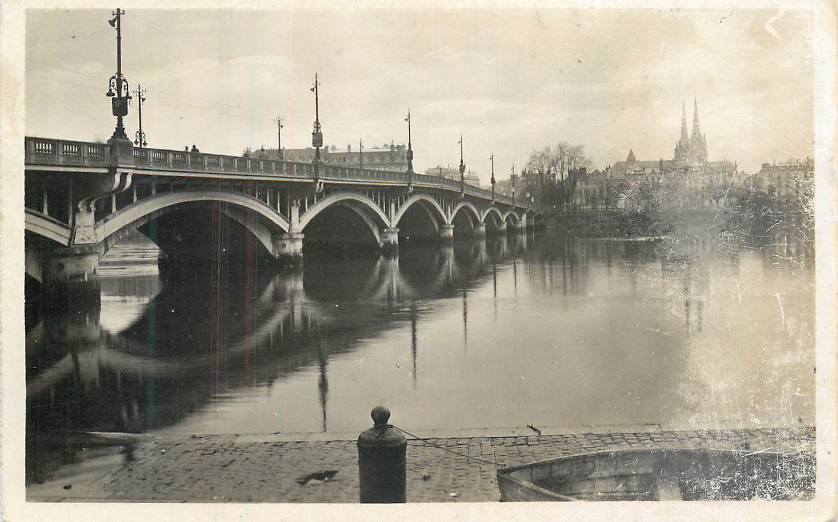 CPA Bayonne L'Adour et le Pont St Esprit