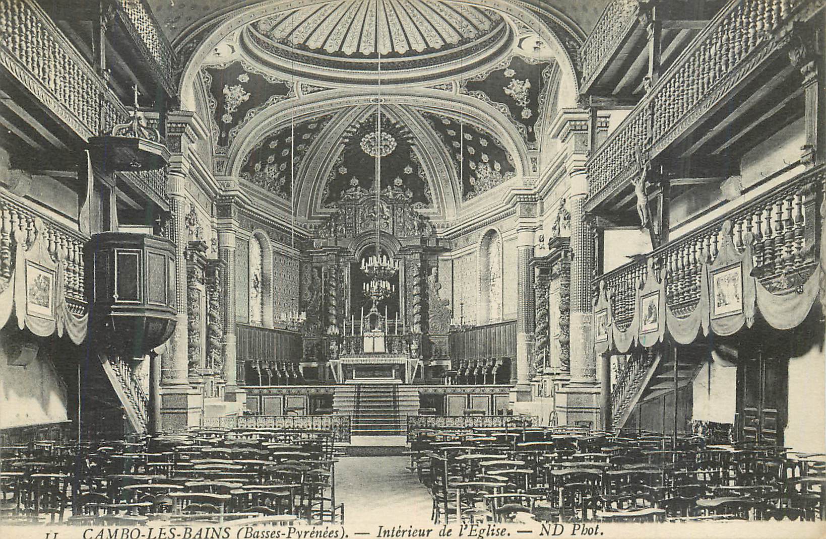 CPA Cambo-Les-Bains (B P) Interieur de l'Eglise