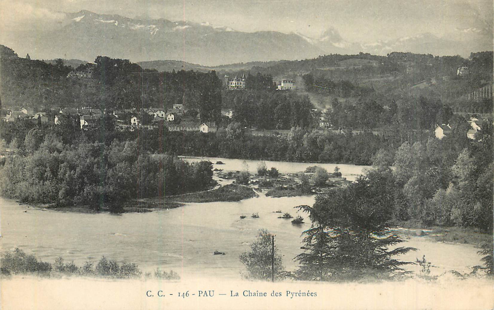 CPA Pau La Chaine des Pyrenees