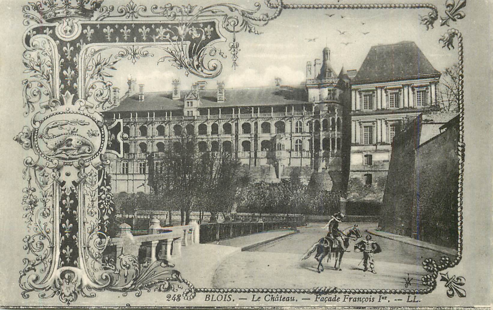 CPA Blois Le Chateau Facade Francois Ier