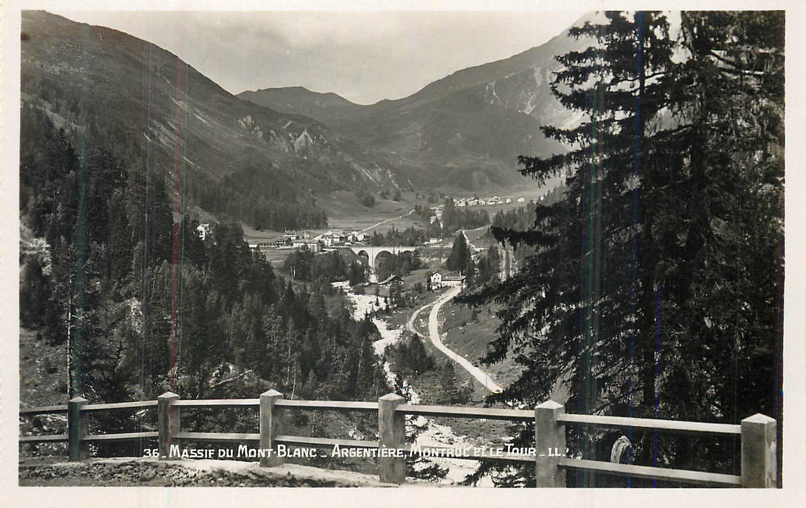 CPM Massif du Mont-Blanc Argentiere Montrul et le Tour