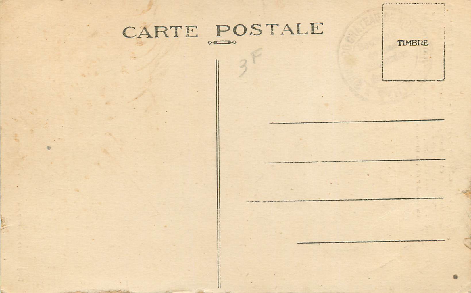 Montlhéry (S.-et-O.) — La Tour et ses Promenades — Dégodillons, éditeur Montlhéry, n°506 — Verso