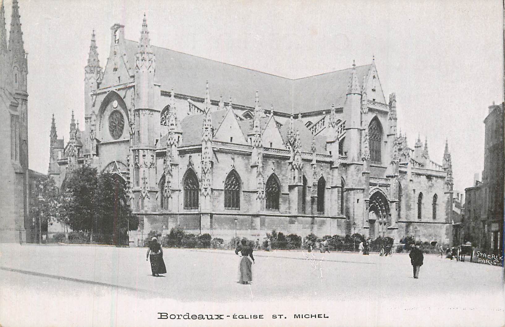 CPA Bordeaux Eglise St Michel