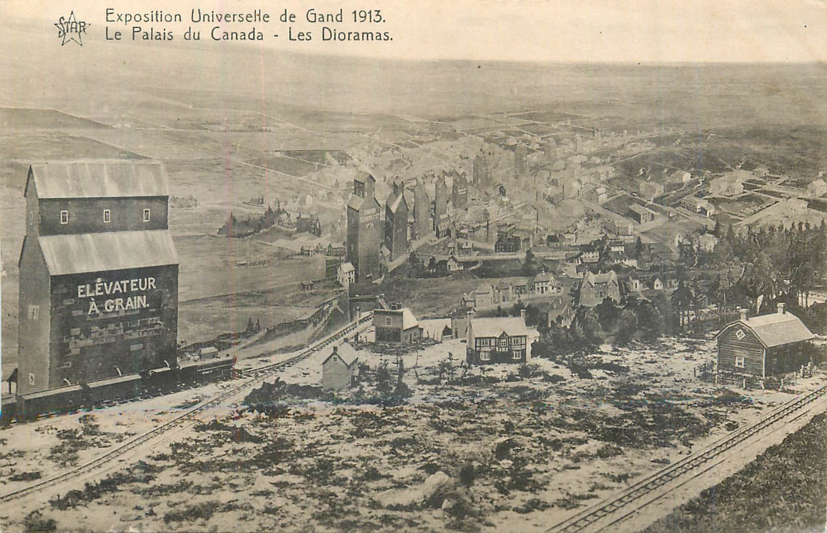 CPA Les Dioramas Le Palais du Canada Exposition Universelle de Grand 1913