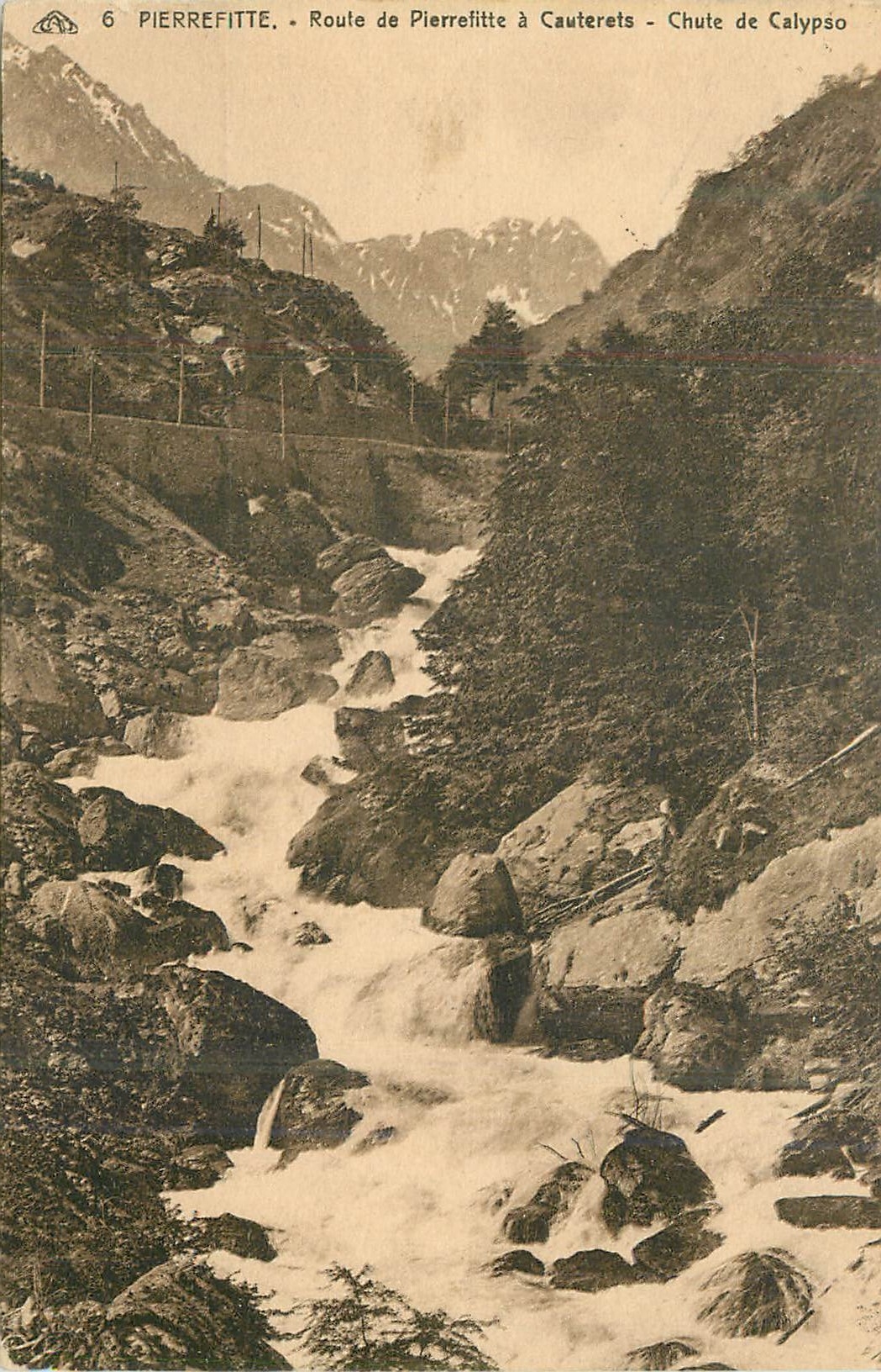 Pierrefitte - Route de Pierrefitte à Cauterets - Chute de Calypso