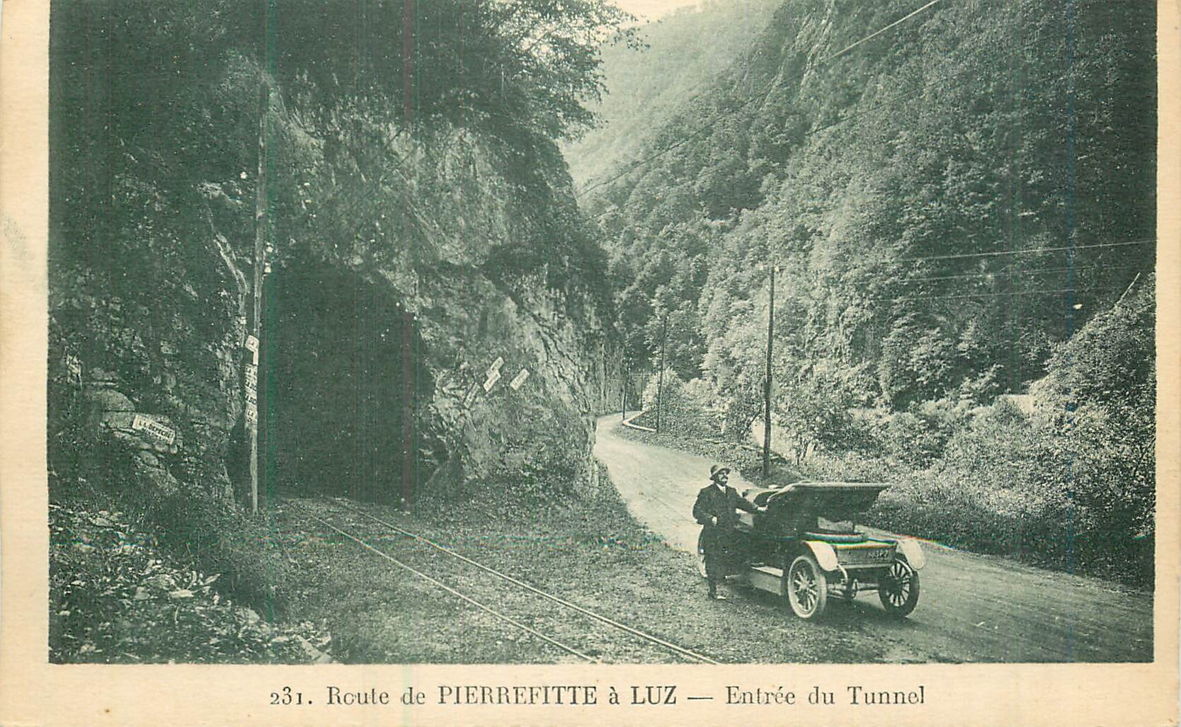 Route de Pierrefitte à Luz — Entrée du Tunnel — n° 231