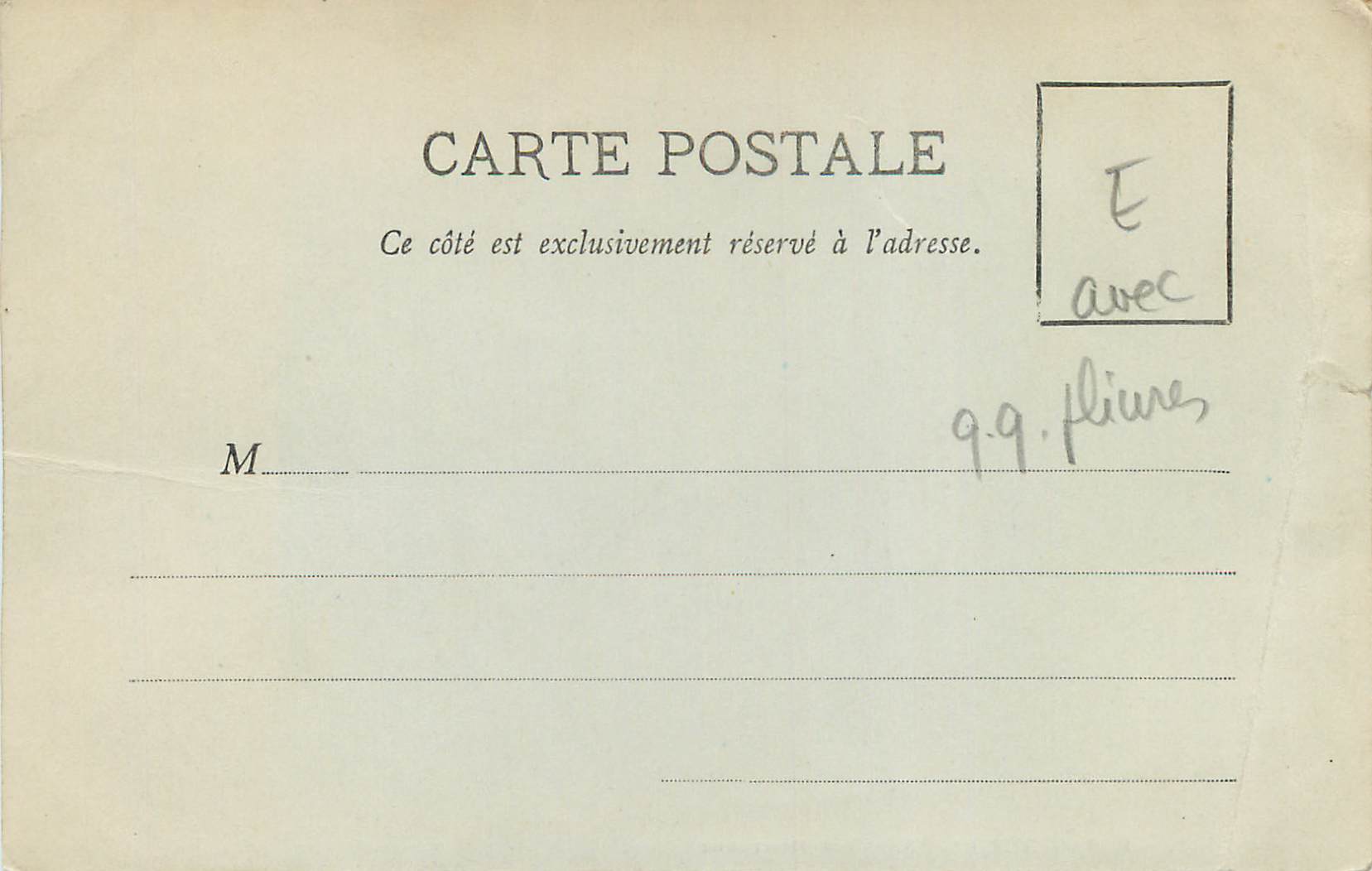 CPA Hasparren (BP) Rue Montante — Verso