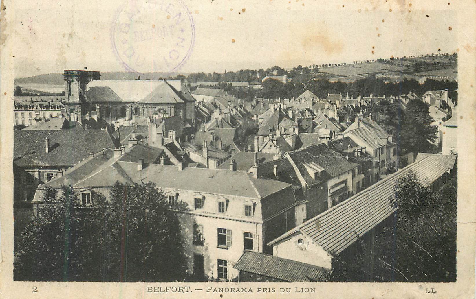 Belfort — Panorama pris du Lion — LL