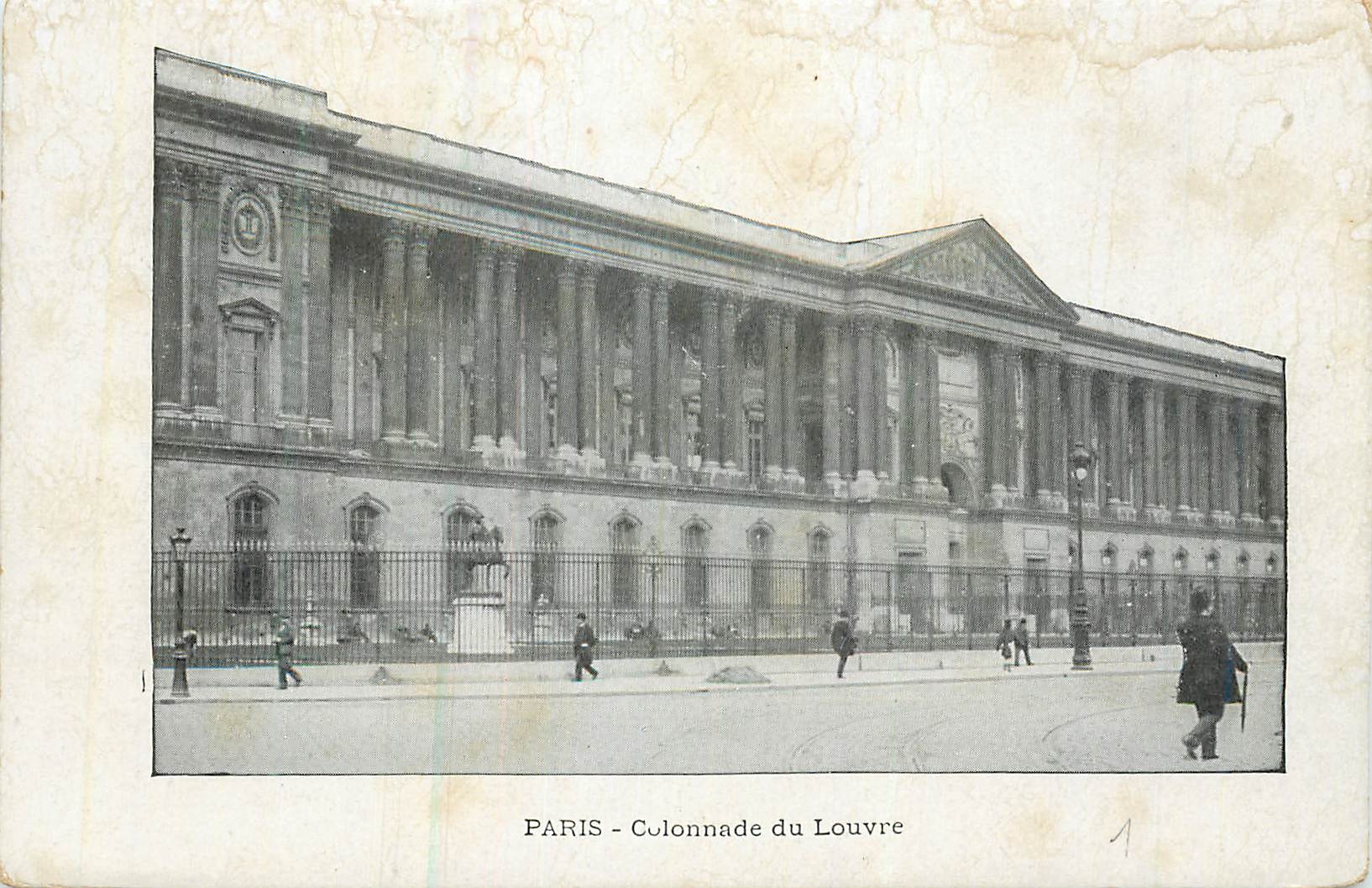 PARIS - Colonnade du Louvre — éditeur non identifié, n° de série 1