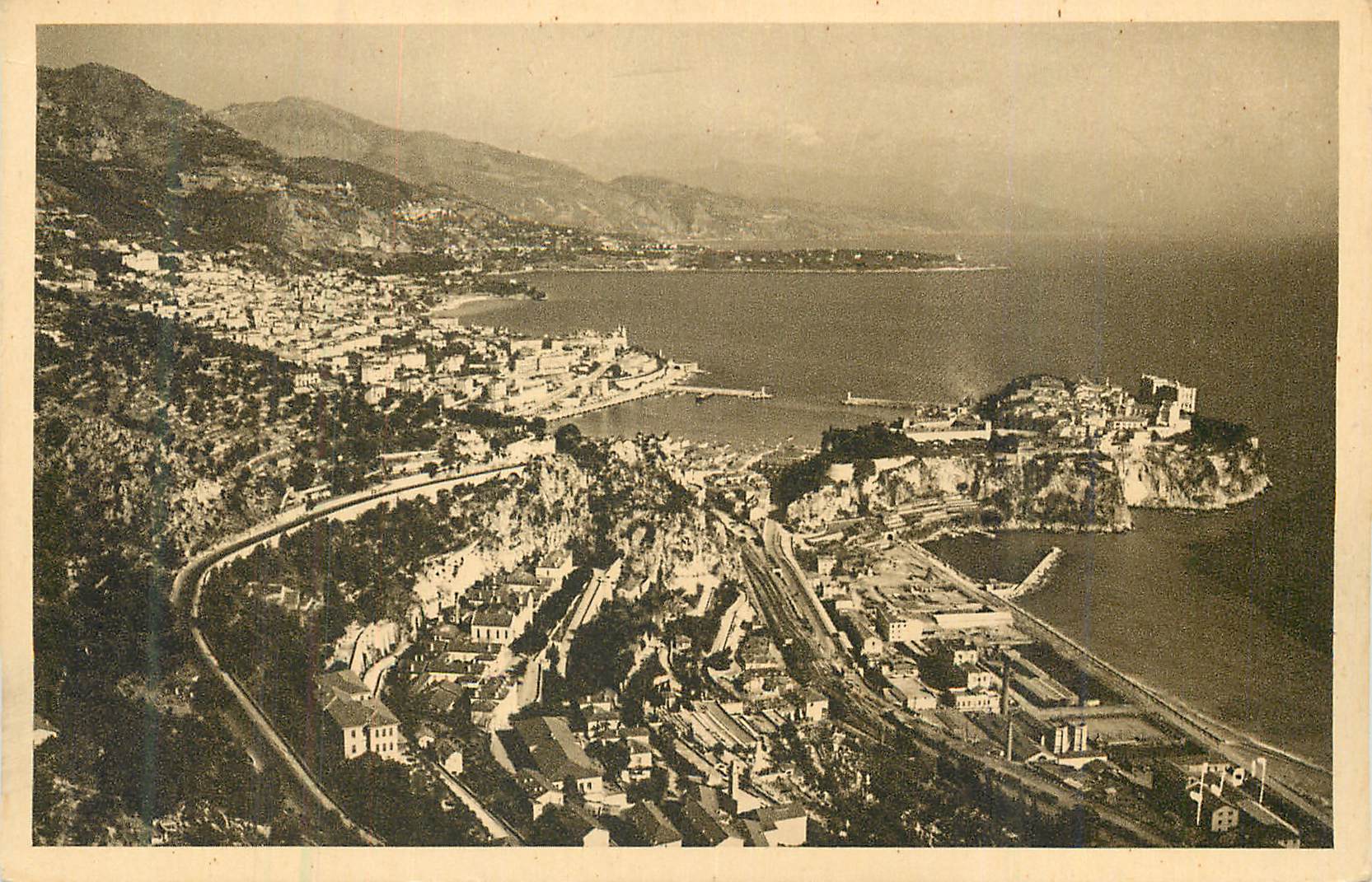 CPA Monaco Monte-Carlo Vue panoramique
