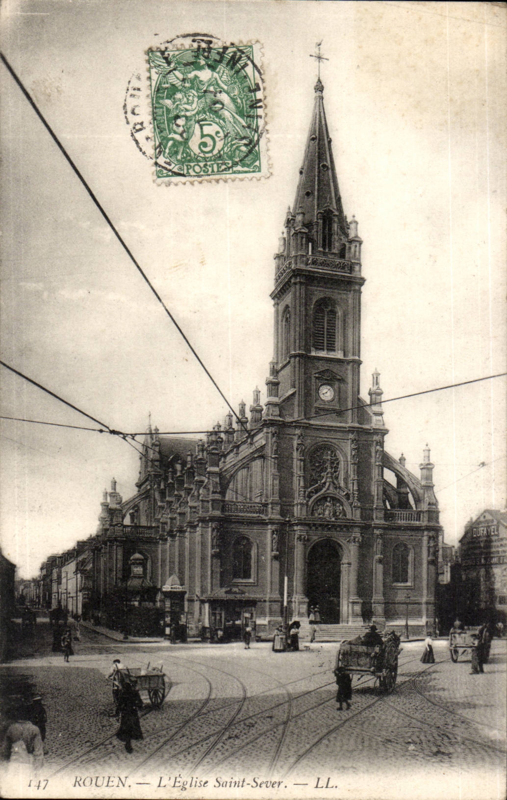CPA Rouen L'eglise Saint Sever