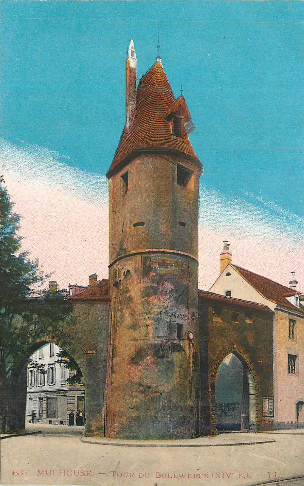 Mulhouse — Tour du Bollwerck (XIVe s.) — LL