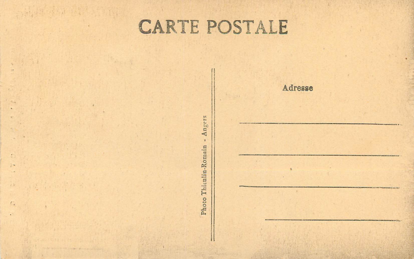 CPA N D de Behuard autel de la vierge muraculeuse — Rückseite