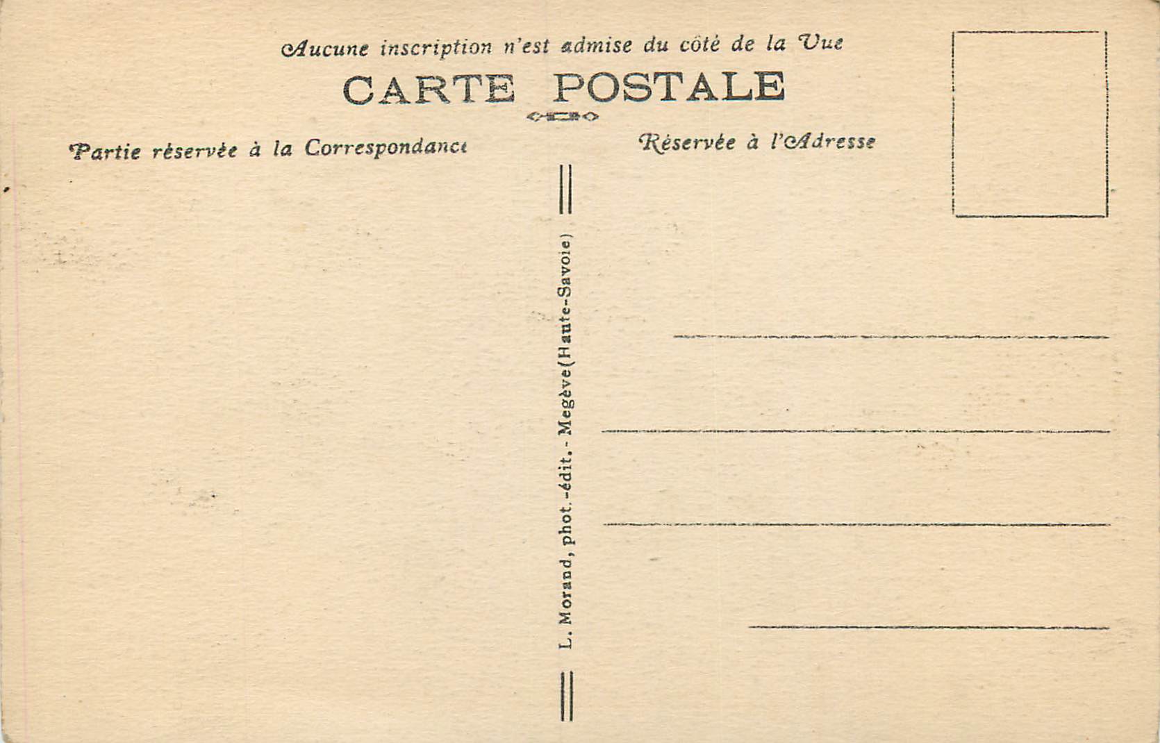 CPA Gorges de la Ziosaz Pont du sofflet — Rückseite