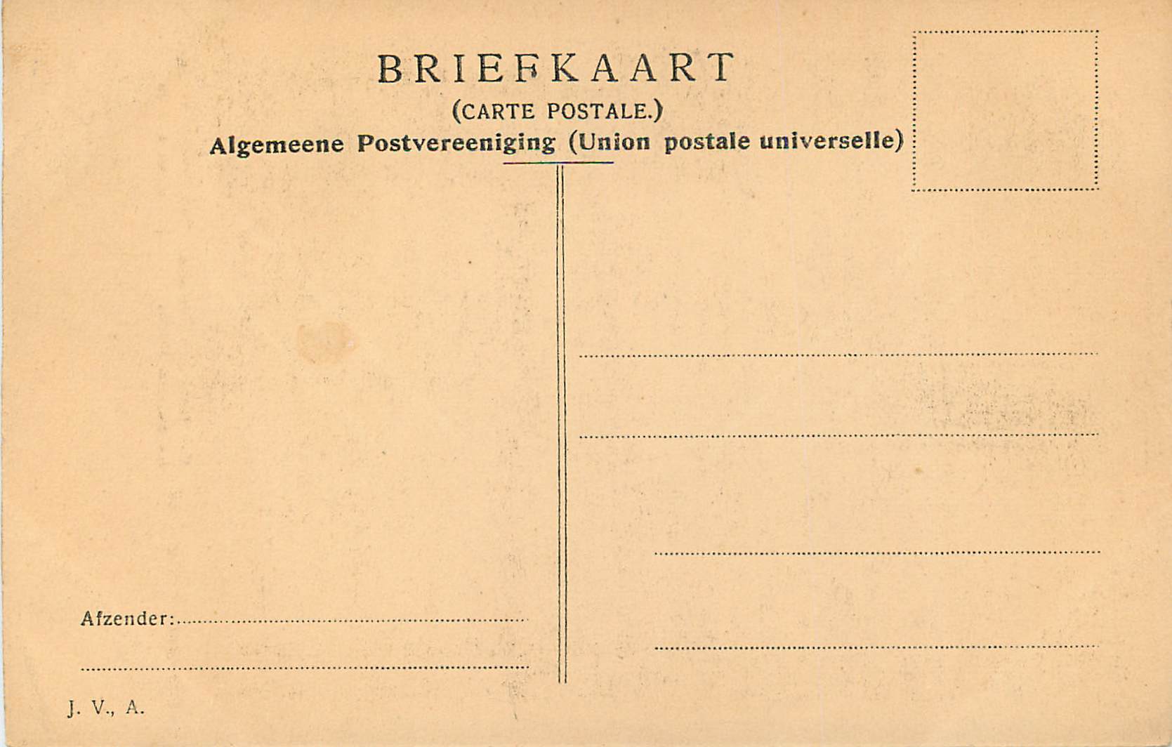 CPA Amsterdam remebrandt van rijn — Rückseite