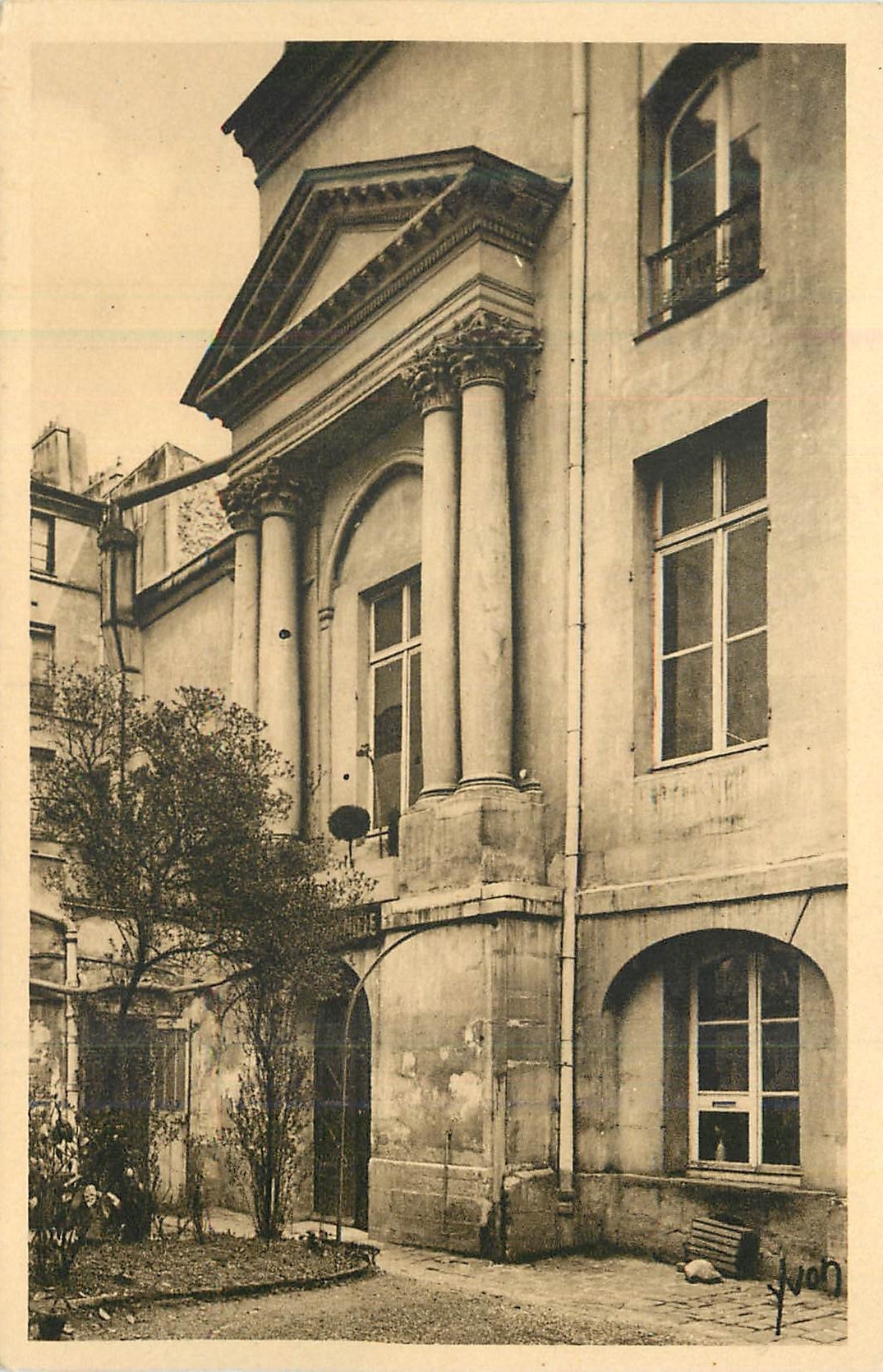 CPA Paris schola cantorum tue st jacque ancien monastere des benedictins anglais (1674)