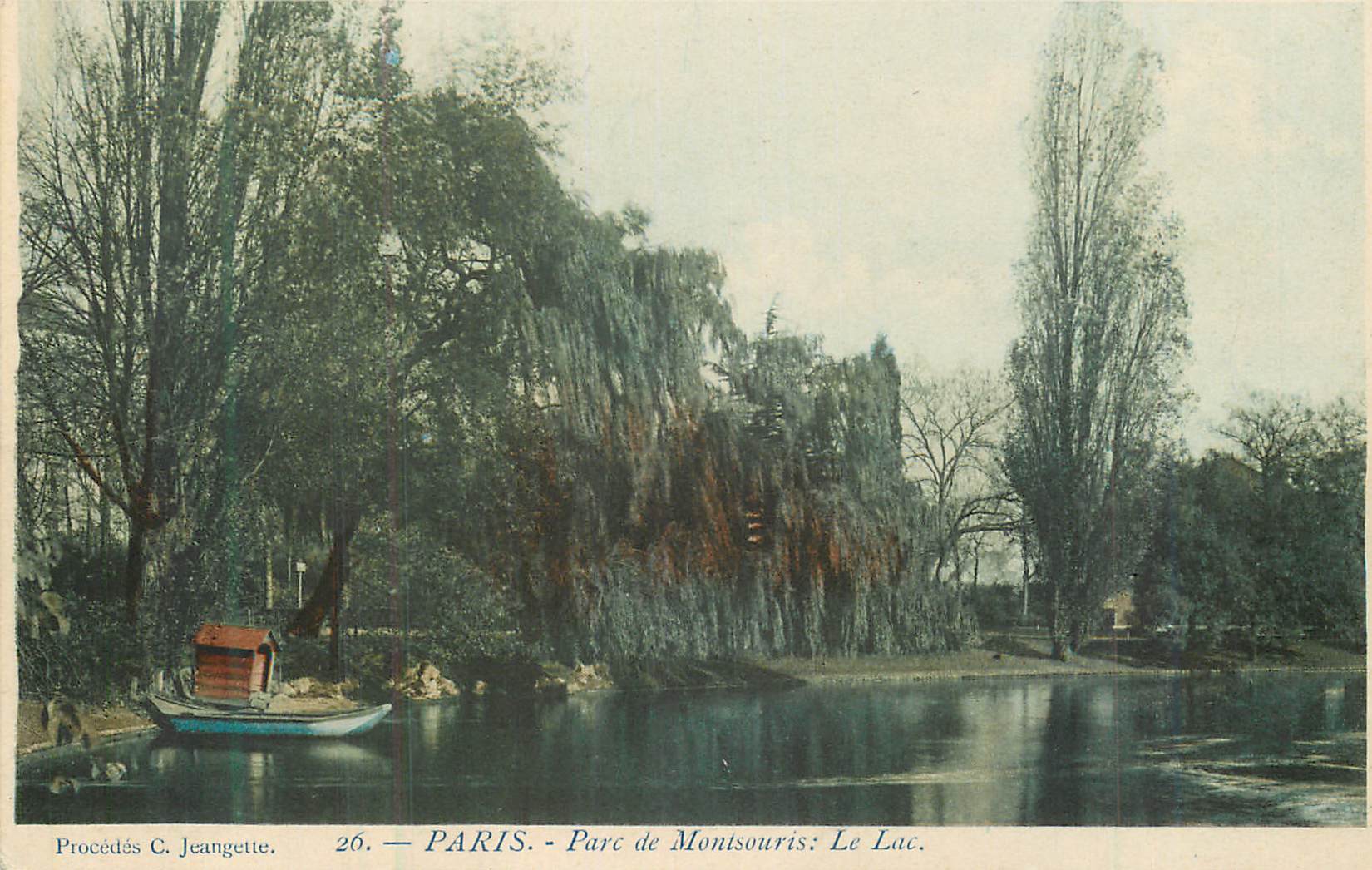 CPA Paris parc de montsouris le lac