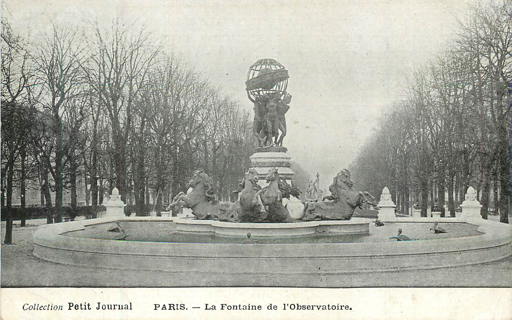PARIS — La Fontaine de l'Observatoire — Collection Petit Journal