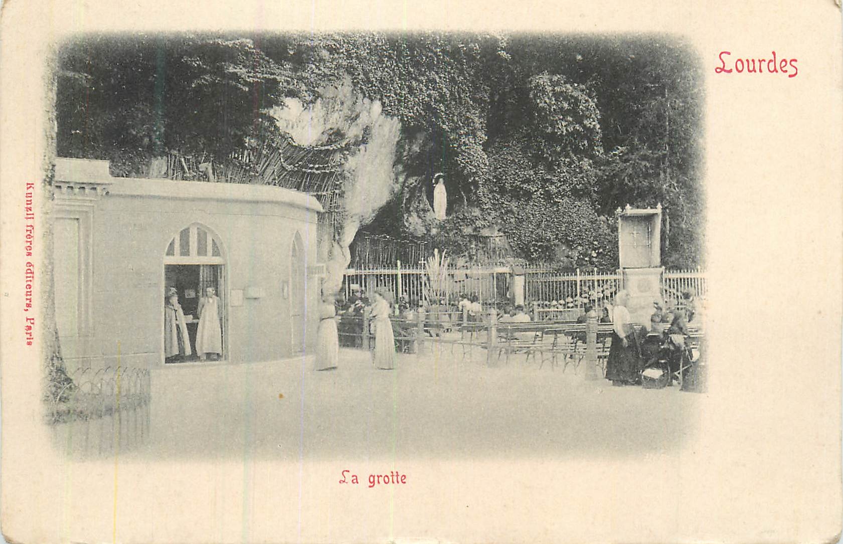 CPA Lourdes la grotte (carte &900)