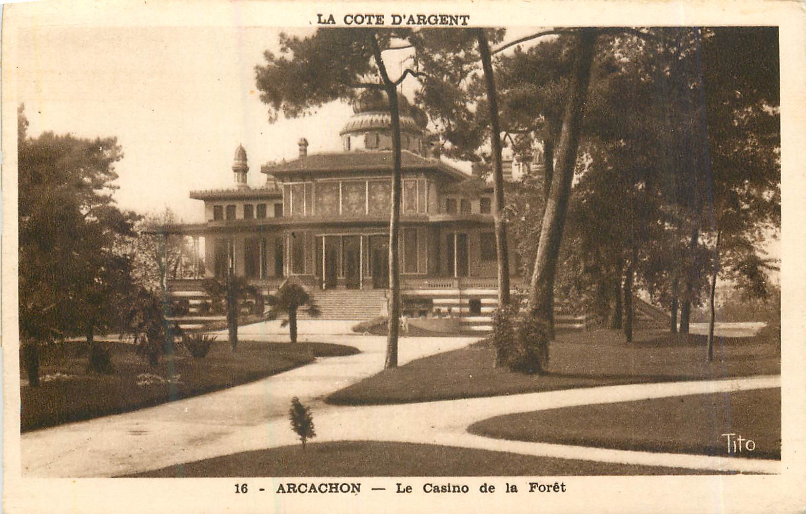CPA Arcachon le casino de la foret