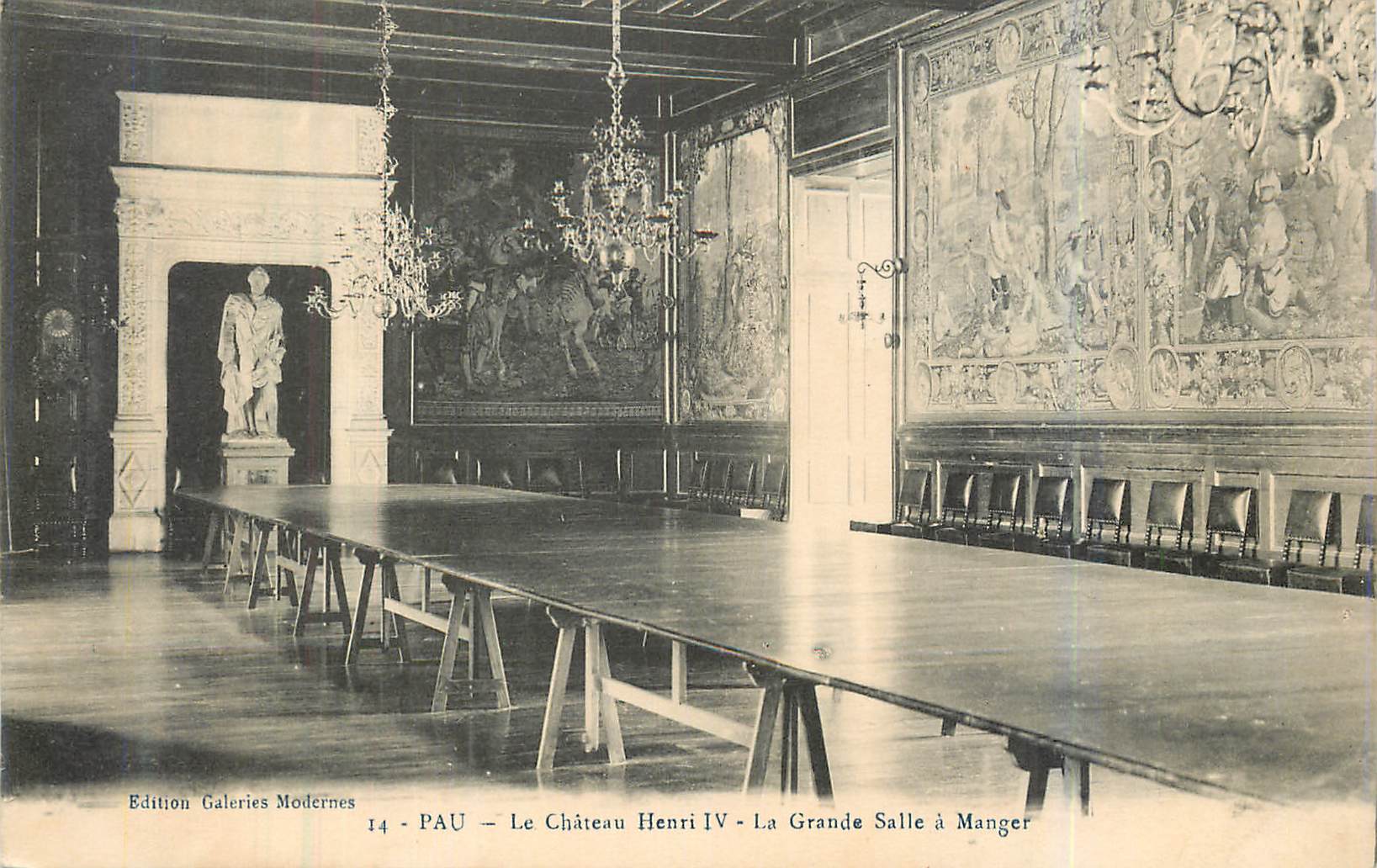 Pau — Le Château Henri IV — La Grande Salle à Manger