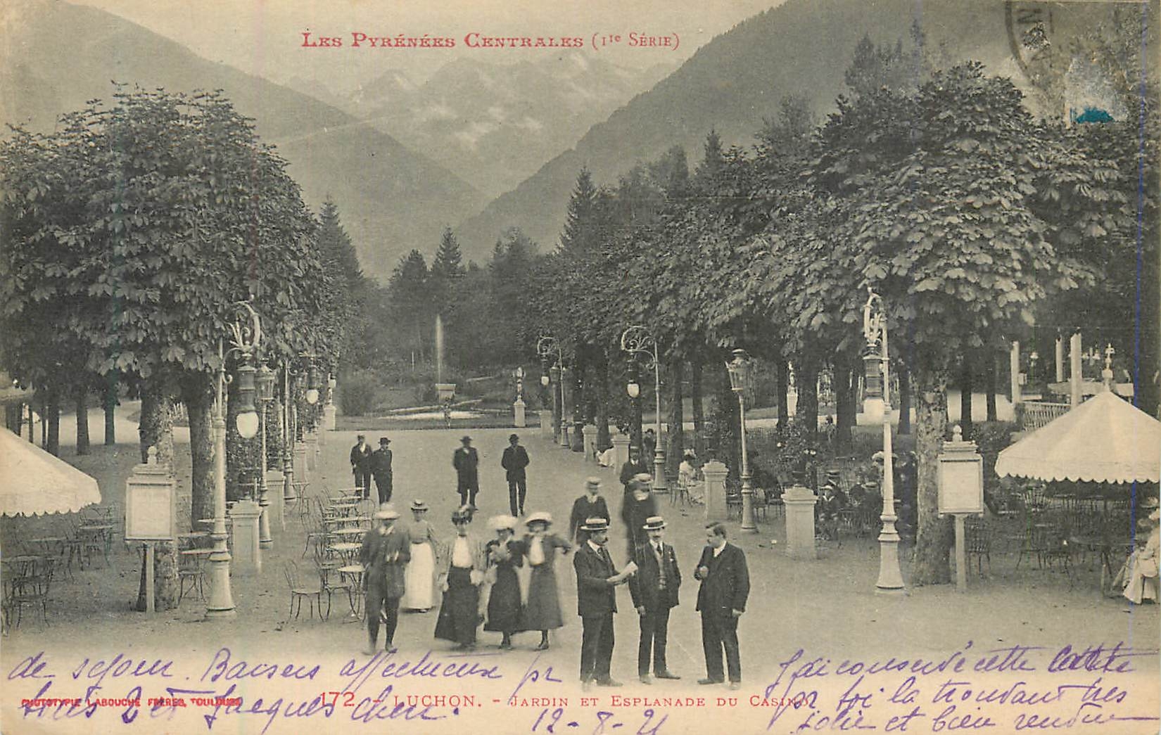 Luchon - Jardin et Esplanade du Casino — Les Pyrénées Centrales (1ère Série)