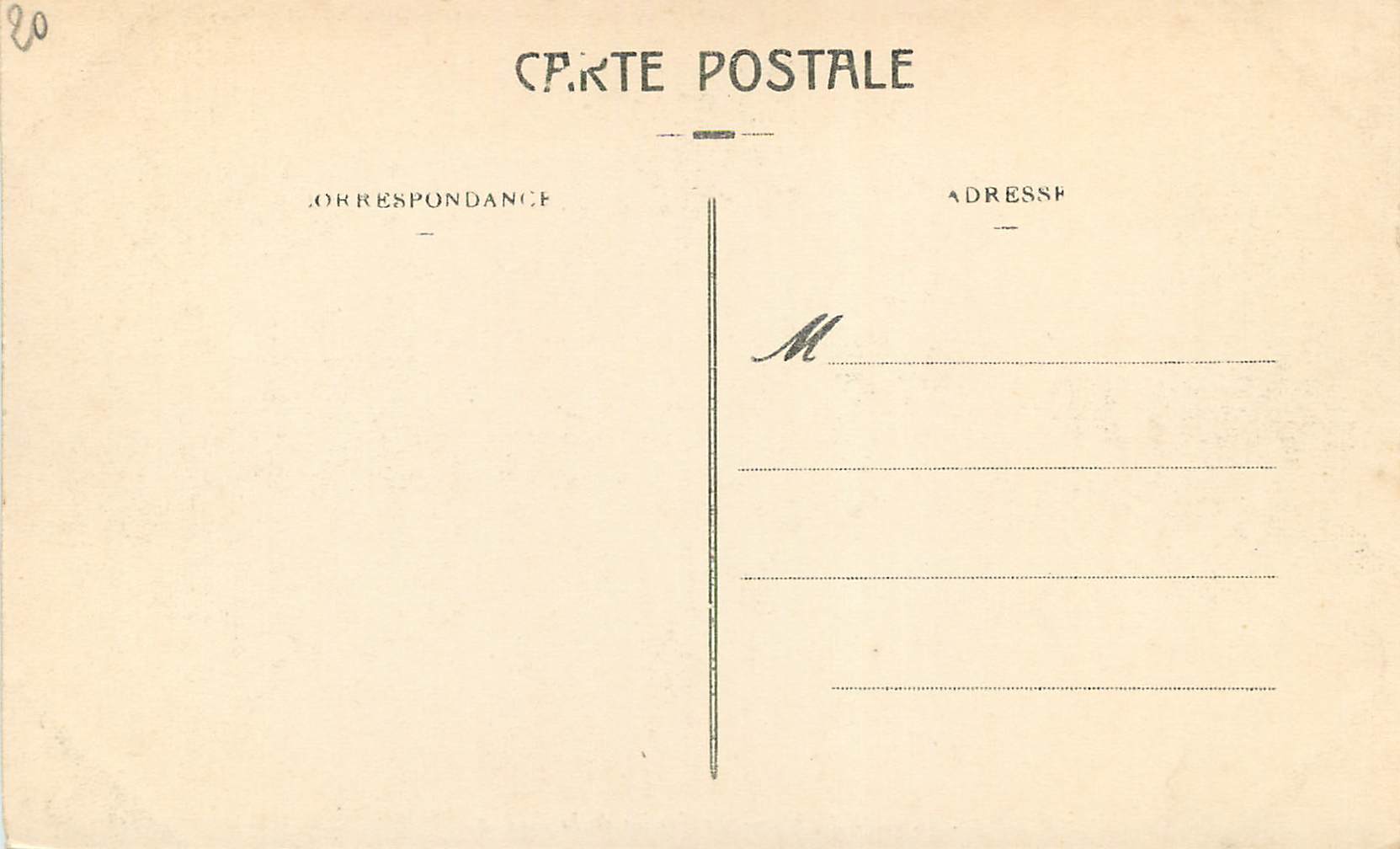 CPA Bordeaux les jardin de la mairie — Verso