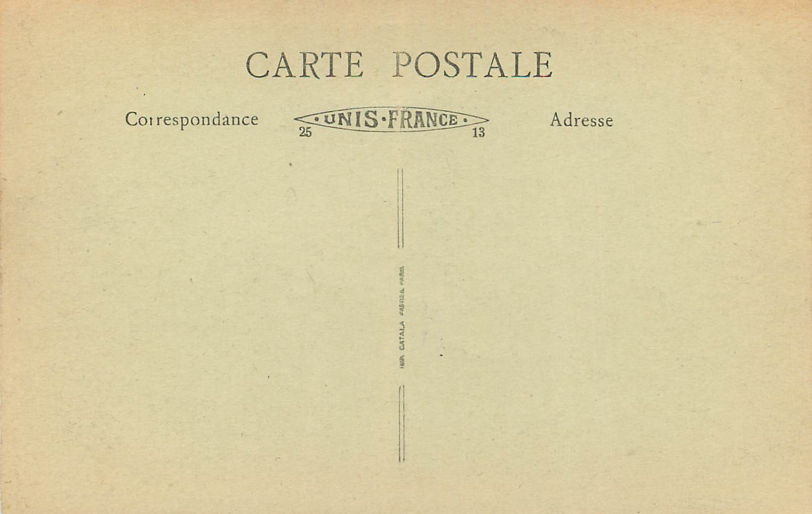 CPA Lyon fontaine bartholdi erigee en 1892 — Rückseite