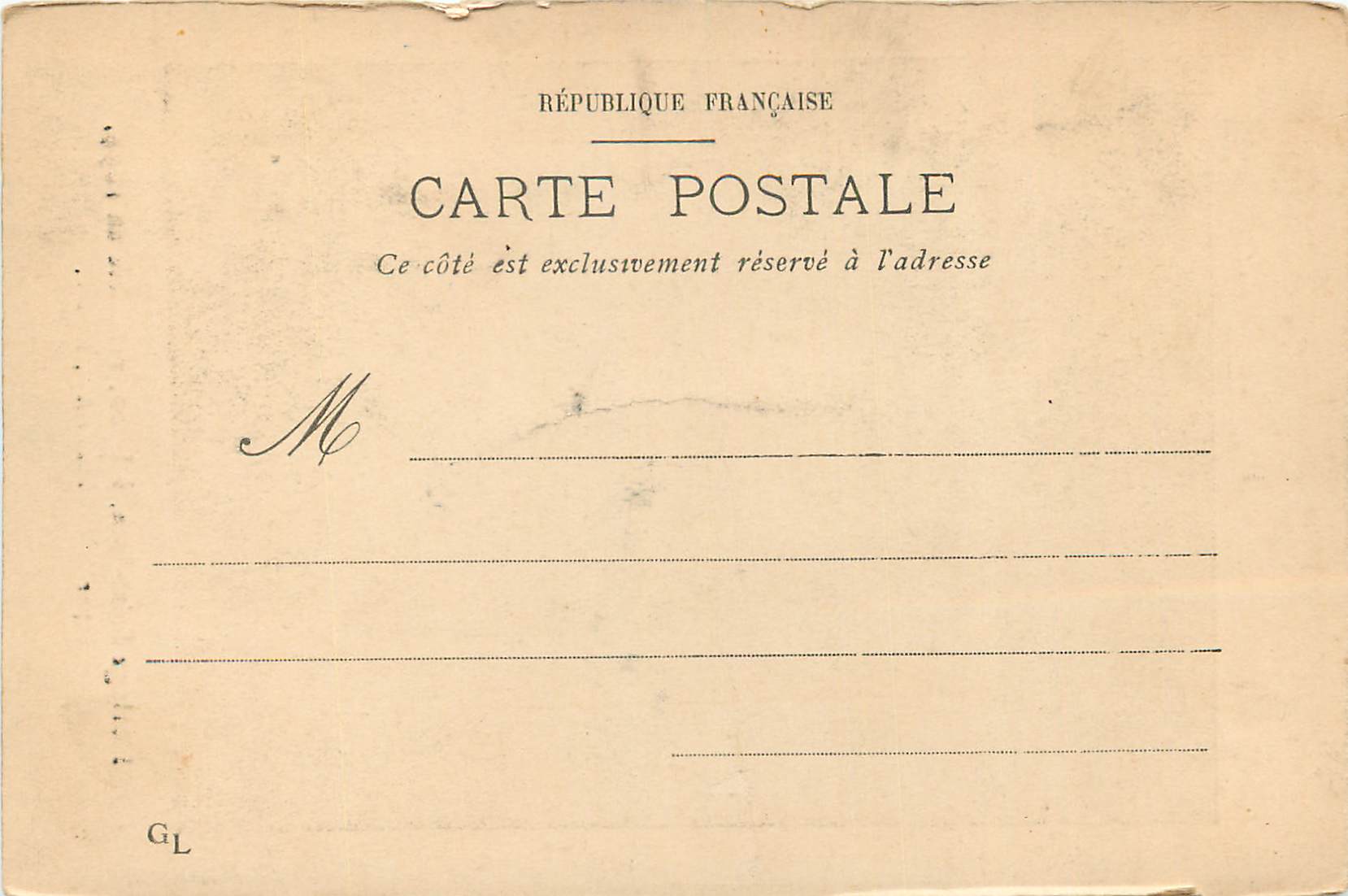 CPA Horloge Saint Jean a Lyon restauree en 1894 — Verso
