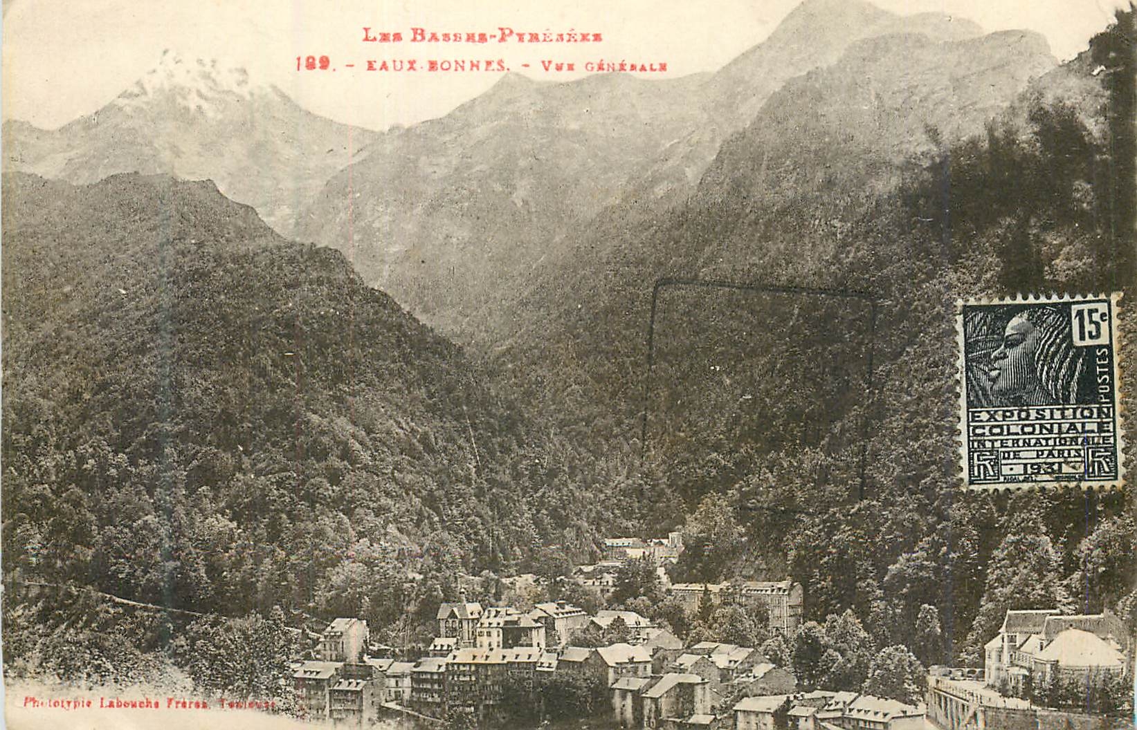 CPA Eaux bonnes vue generale