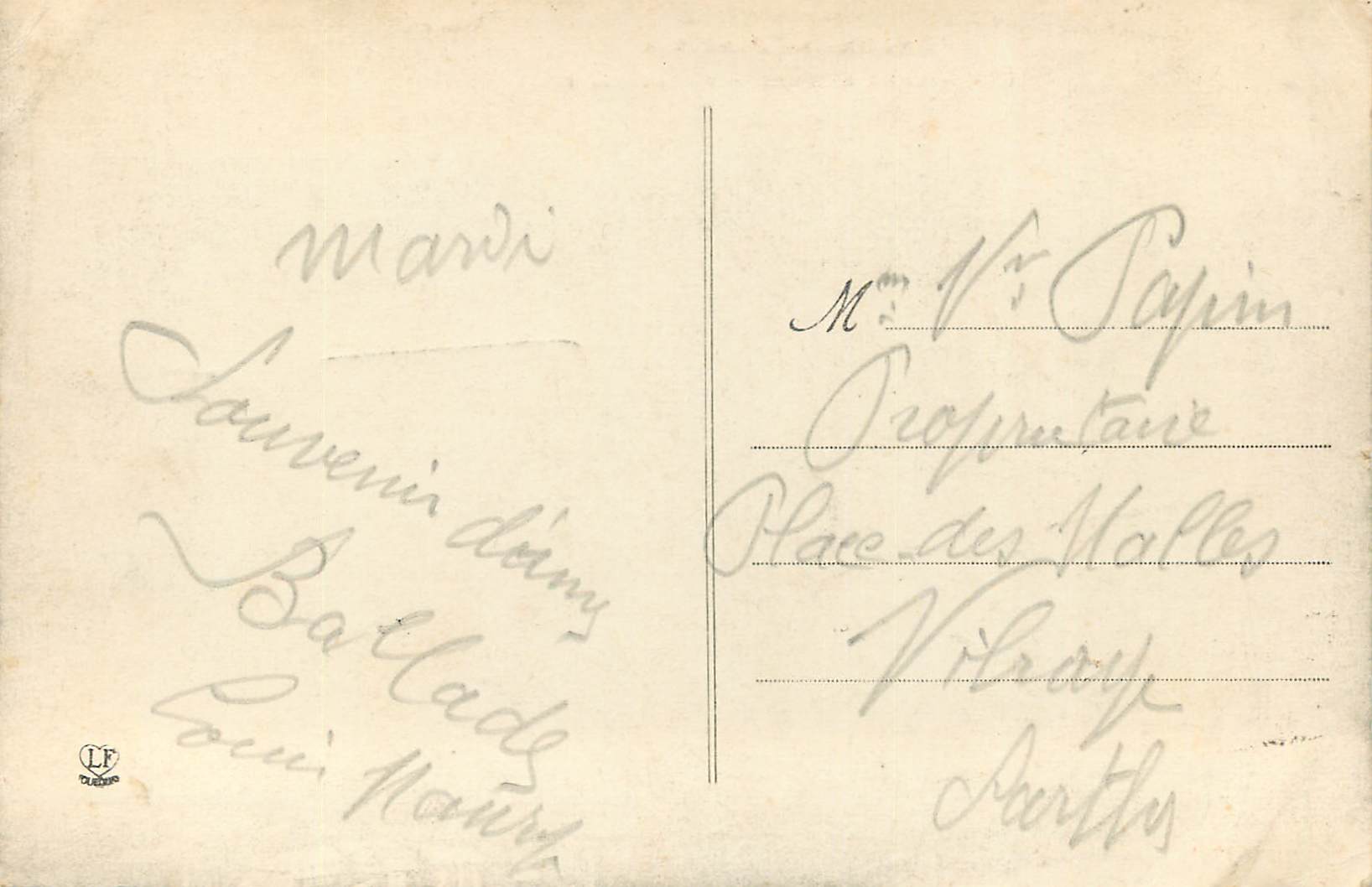 CPA Eaux bonnes vue generale — Rückseite