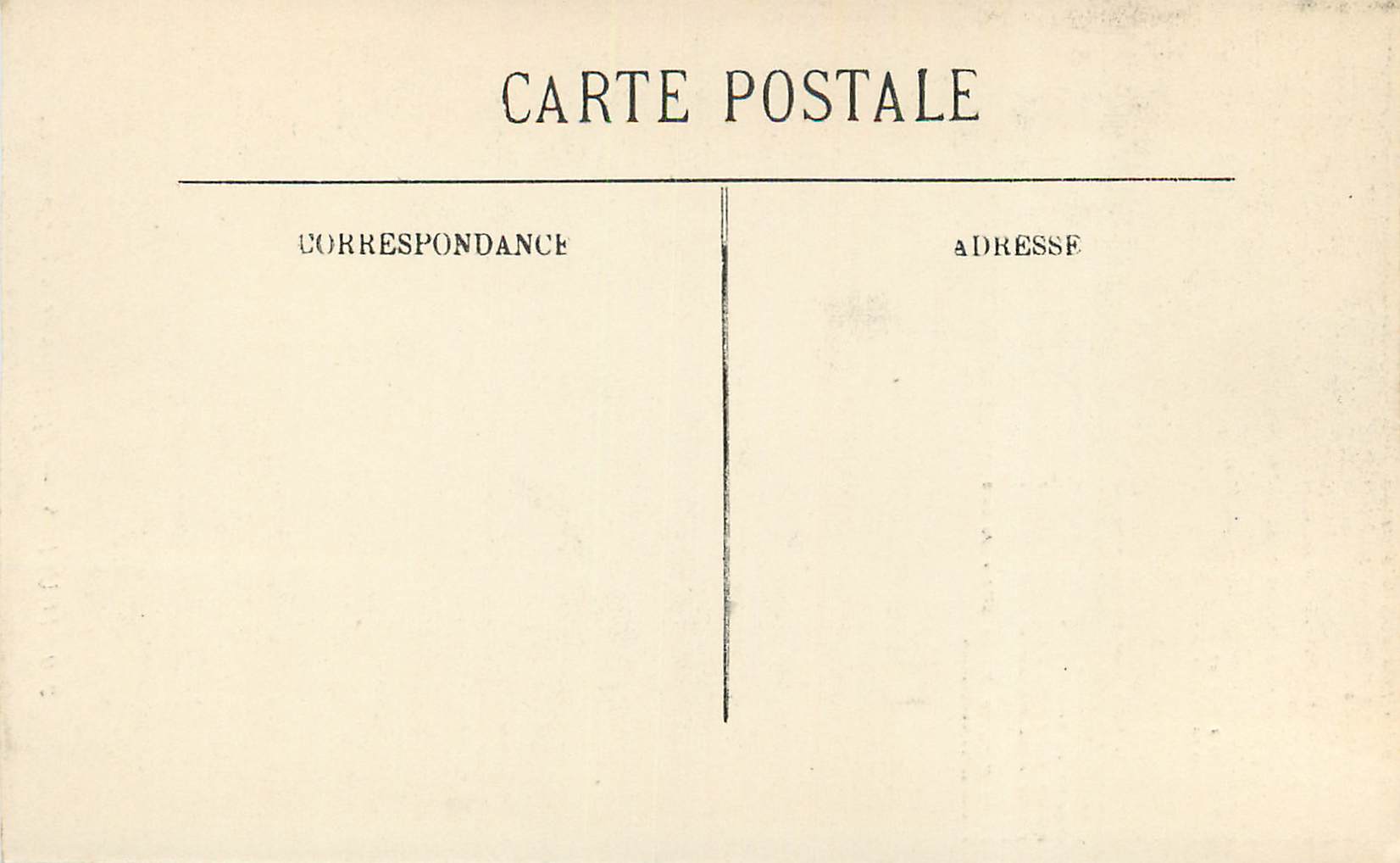 CPA L'an de grace 1858 dans le creux du rocher — Rückseite
