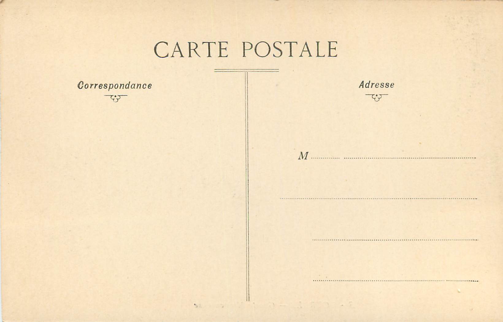 CPA Lourdes grotte miraculeuse — Rückseite