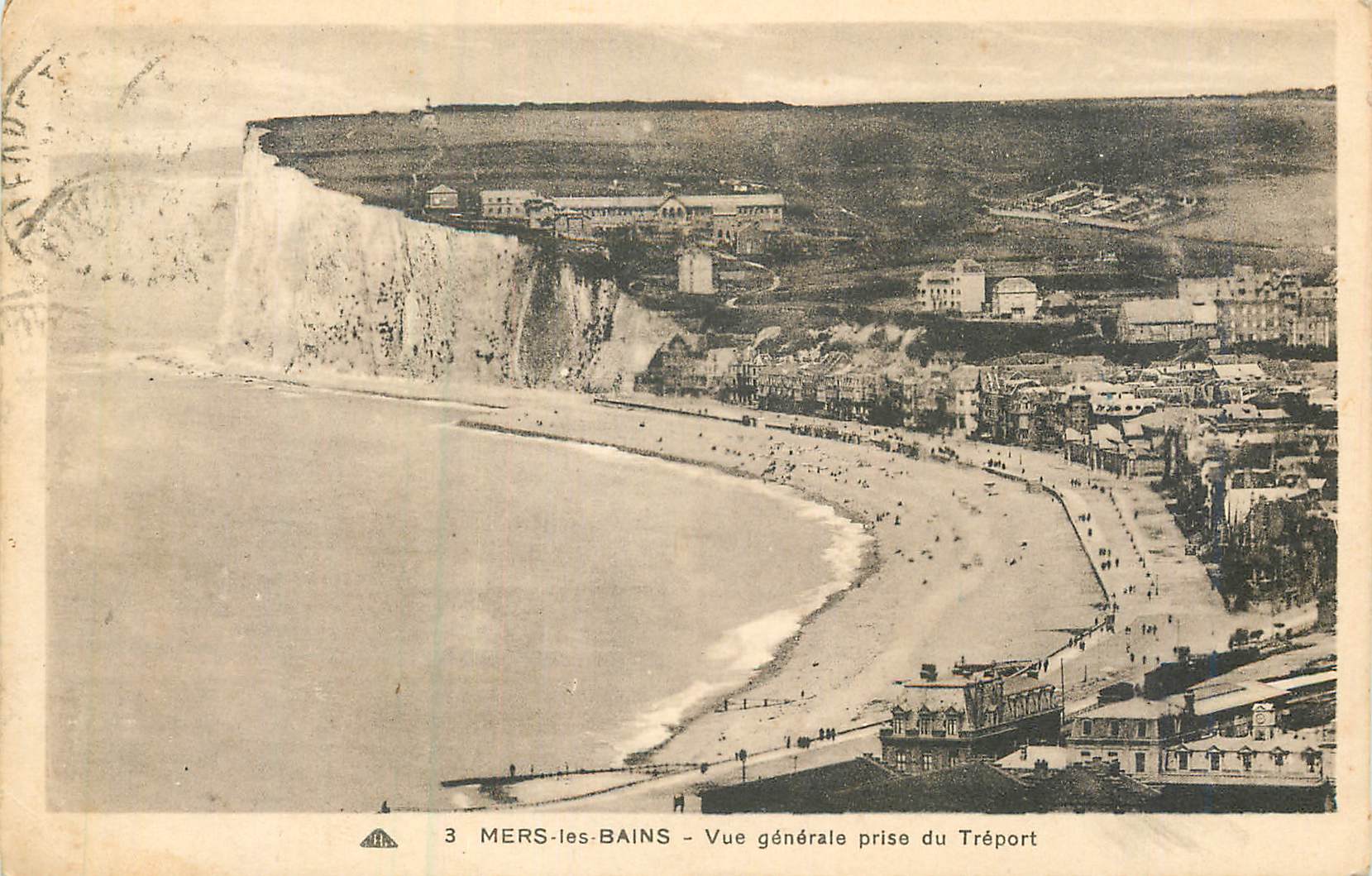 CPA Mers les bains vue generale prise du teport