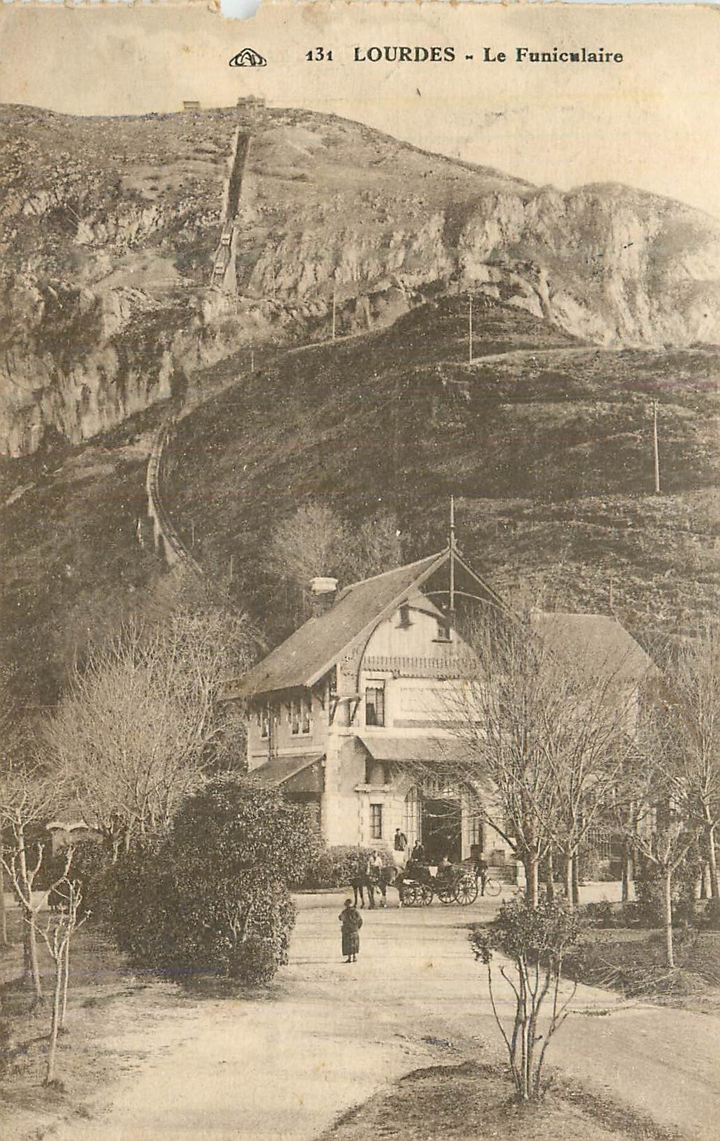 CPA Lourdes le Funiculaire