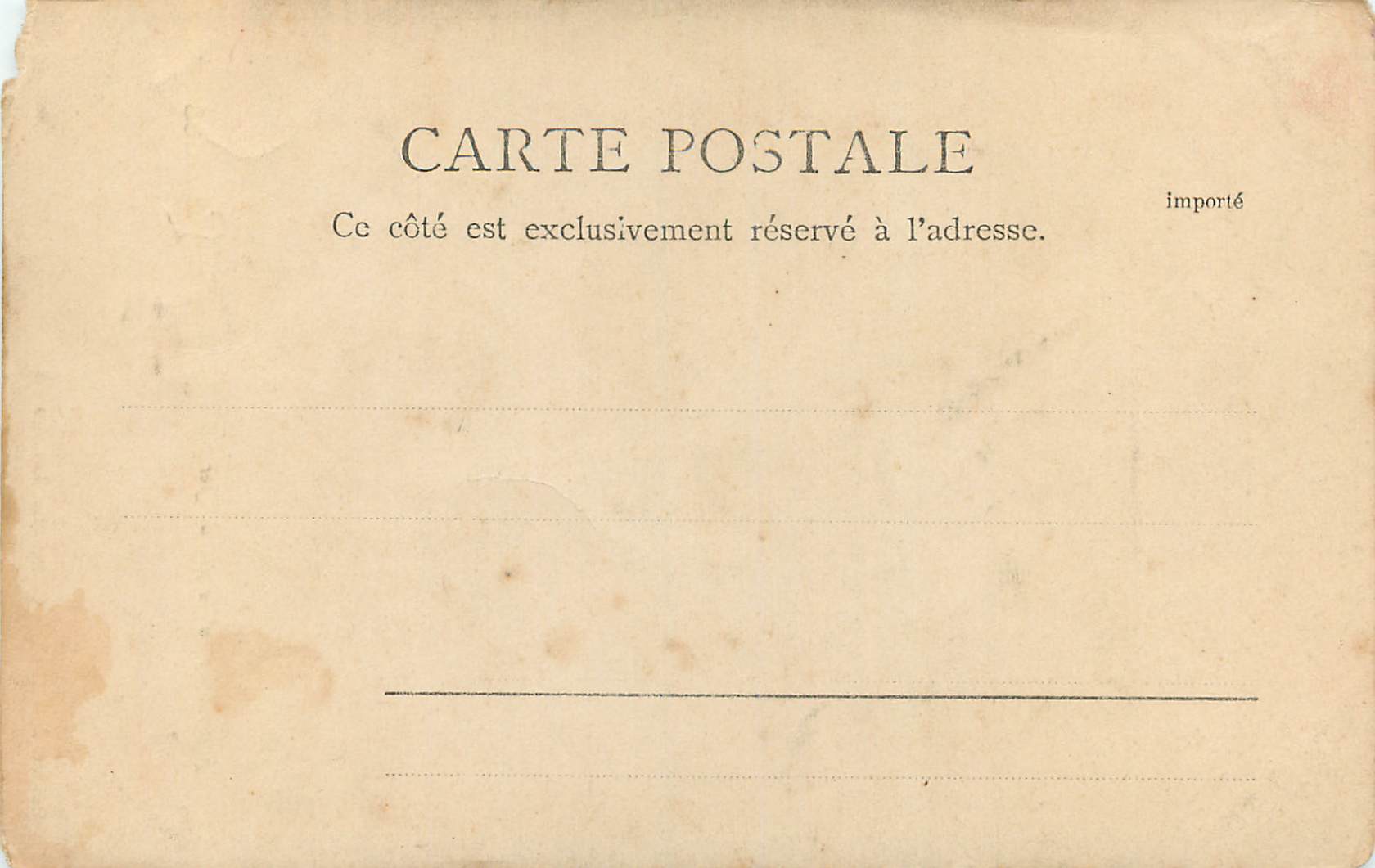 CPA Lourdes funiculaire le pic du jer — Verso