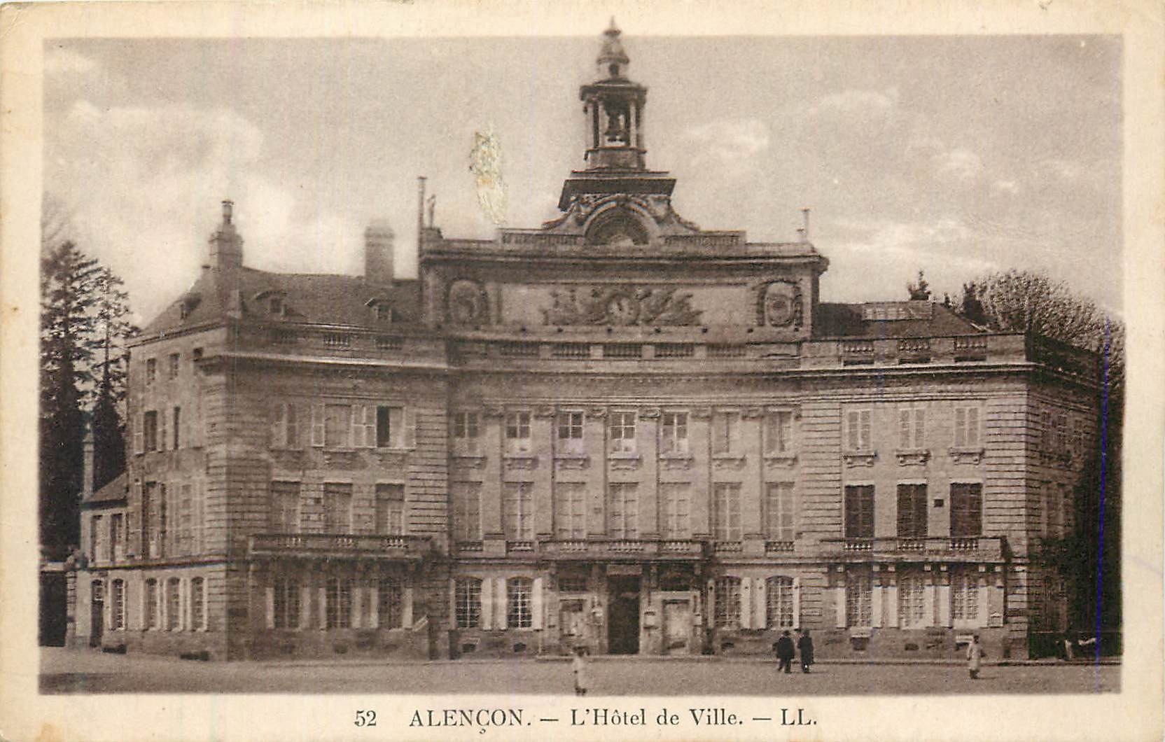 CPA Alencon l'hotel de ville