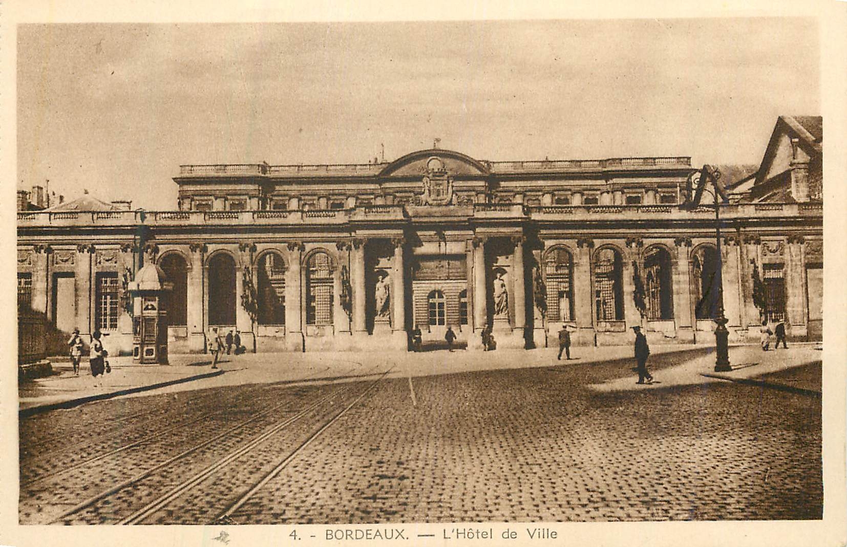 CPA Bordeaux l'hotel de ville