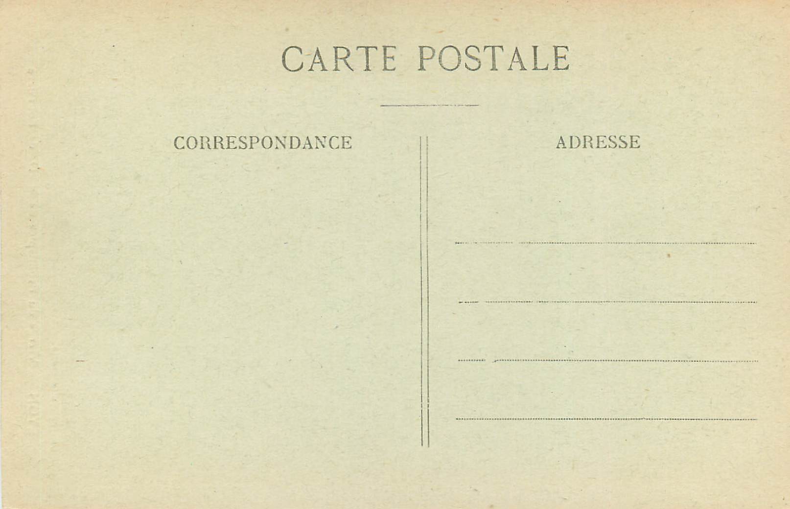 CPA Lyon vierge du frontispice de N D de fourviere — Rückseite