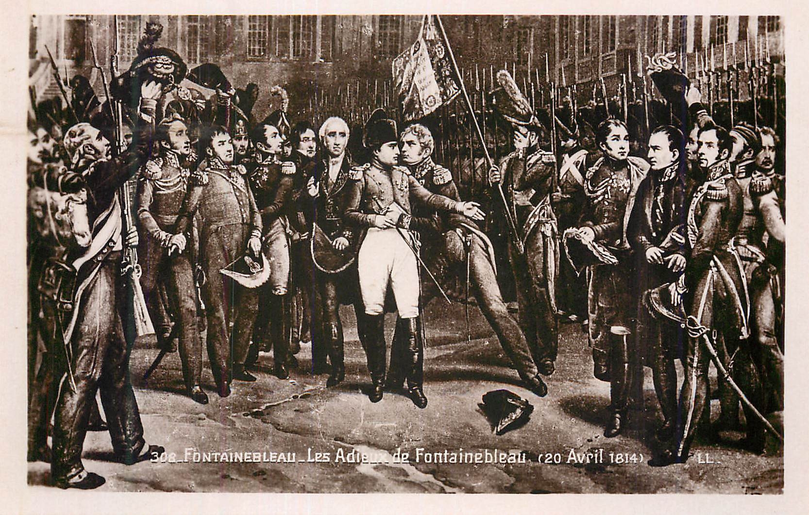 Les Adieux de Fontainebleau — 20 Avril 1814 — LL