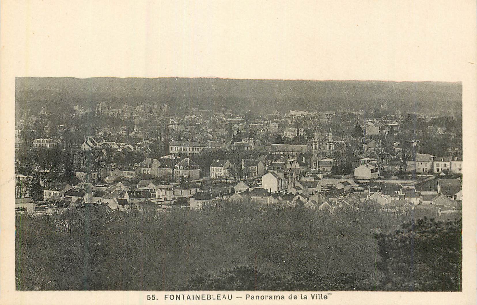 Fontainebleau — Panorama der Stadt — 55