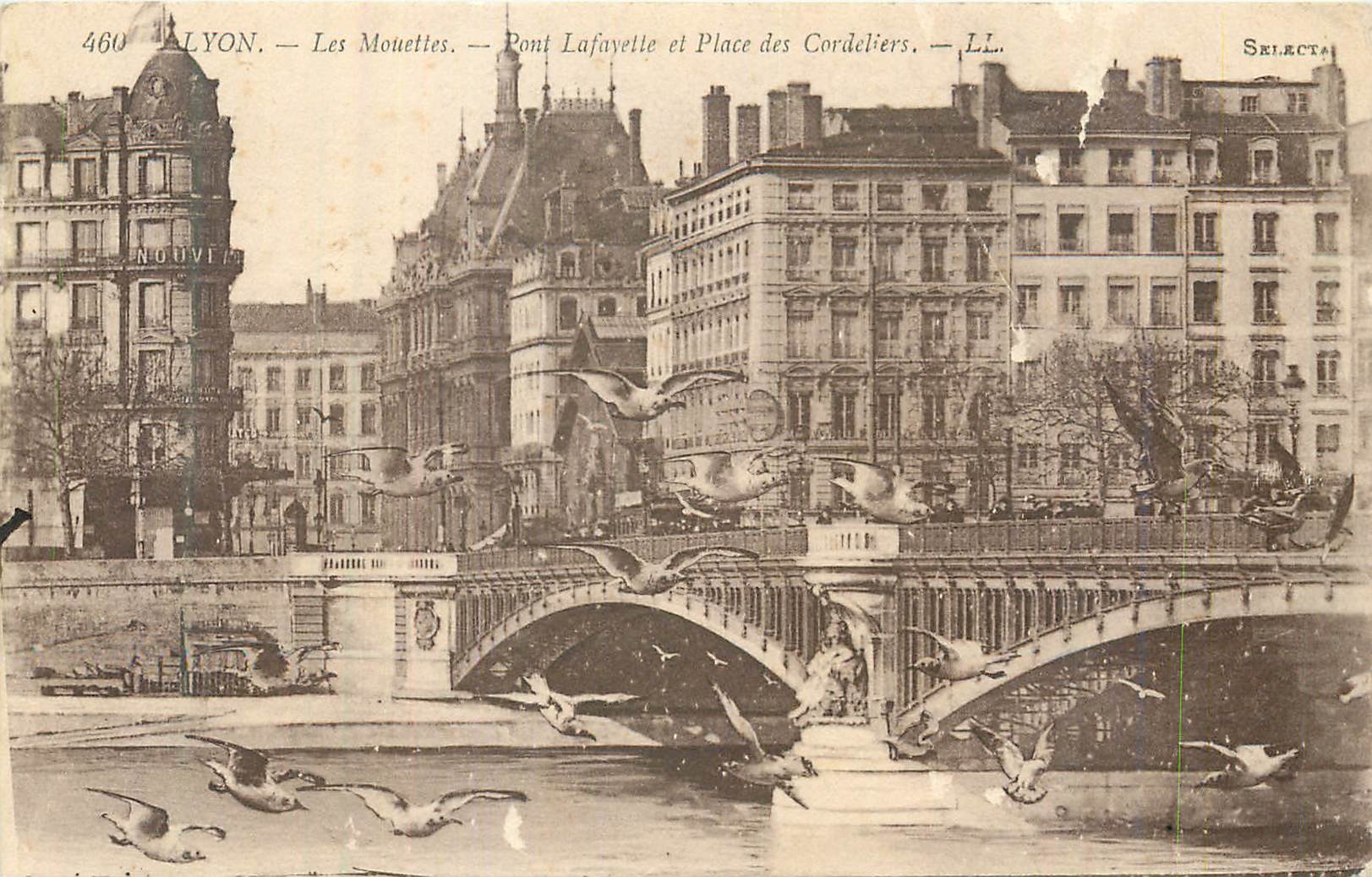 Lyon — Les Mouettes — Pont Lafayette et Place des Cordeliers — Selecta