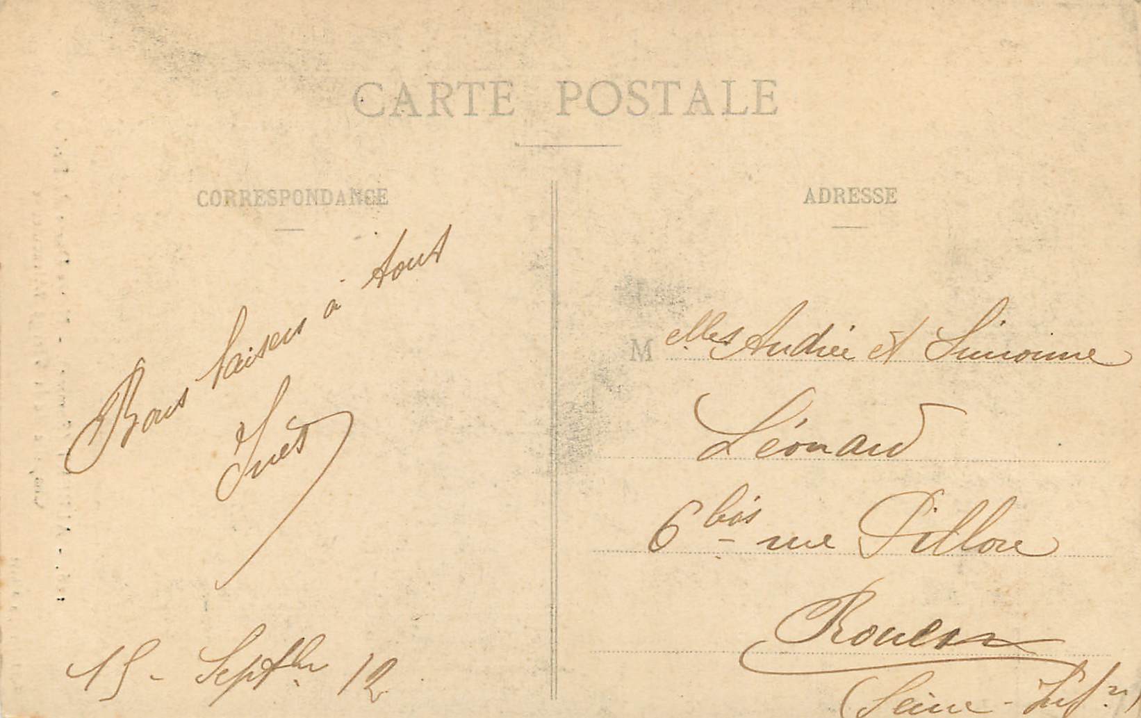 CPA Albert (Somme) N D de brebieres chapelle de la vierge miraculeuse — Back