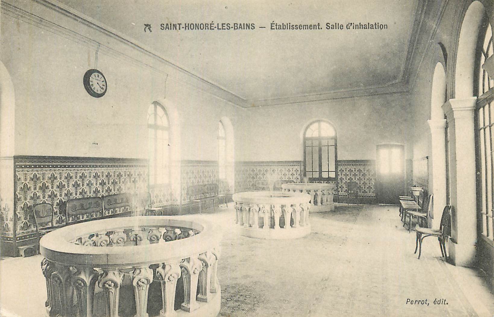 CPA Saint honore les Bains etablissement salle d'inhalation