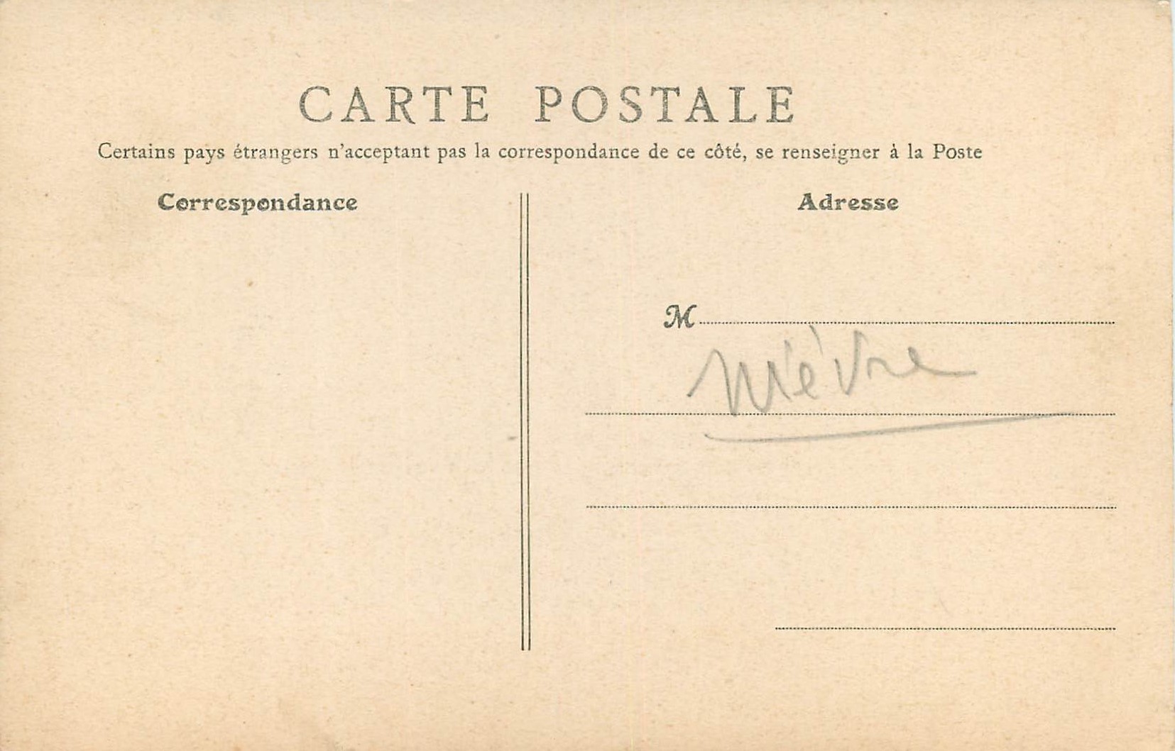CPA Nevers la porte du croux — Rückseite