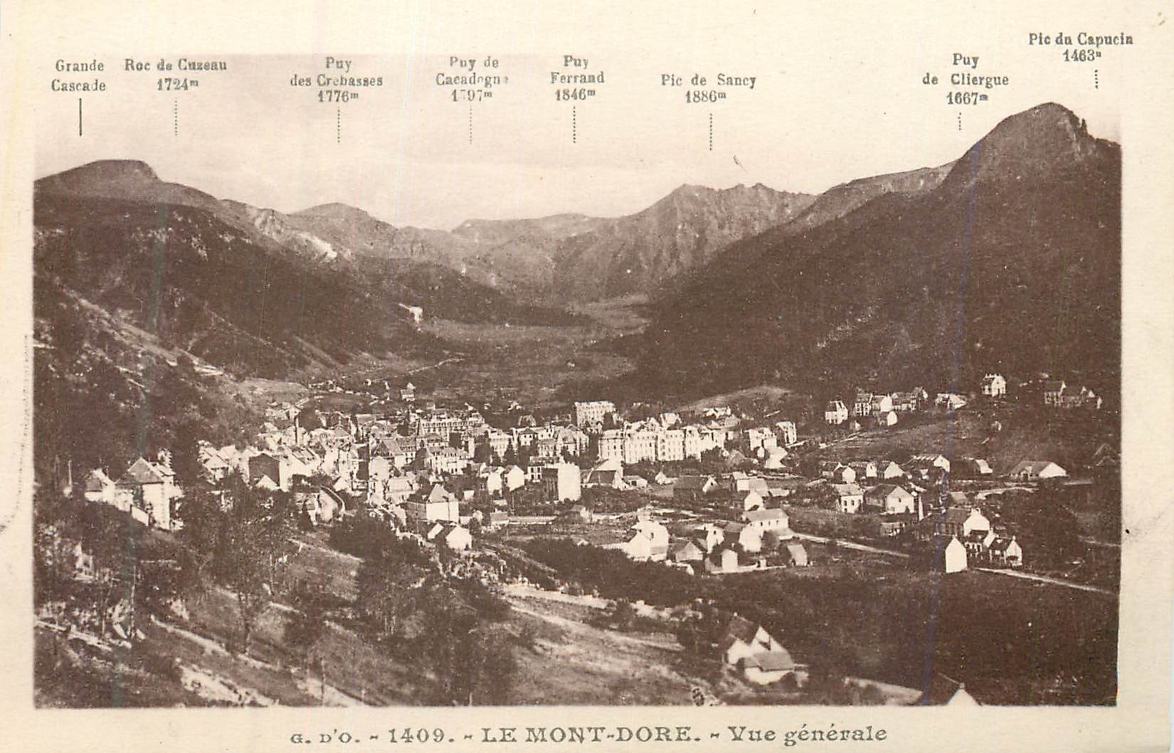 CPA Le Mont Dore vue generale