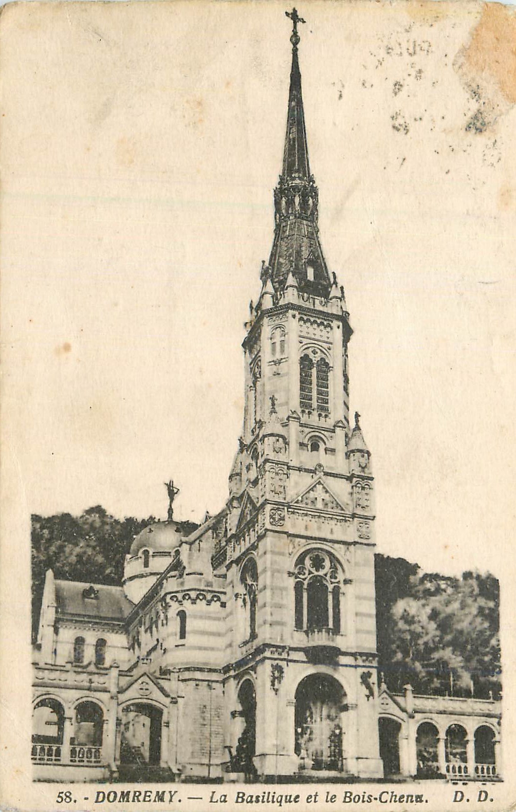 Domrémy — Die Basilika und der Bois-Chenn. — D.D. n°58